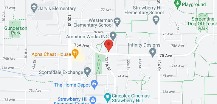 map of 6 12165 75 AVENUE